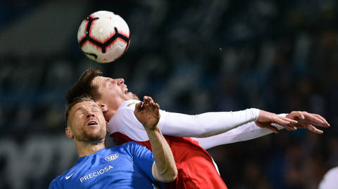 Utkání Liberce se Slavií.