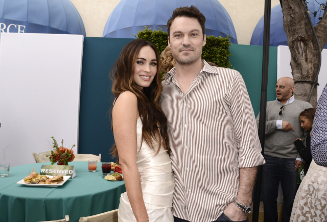 Herečka Megan Fox a její manžel, rovněž herec, Brian Austin Green.