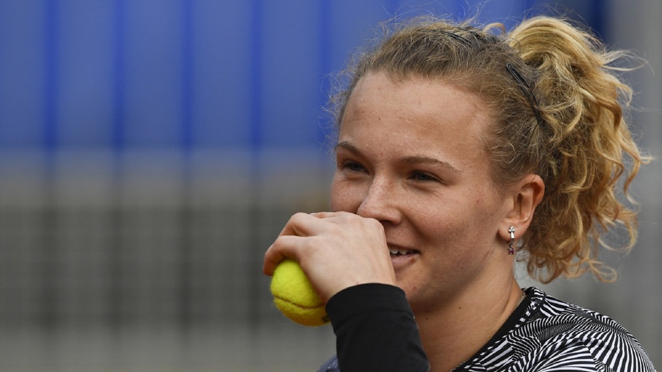 Po dovolené dřina, české tenistky nezahálí. Kateřina Siniaková se po dovolené připravuje na novou sezónu.