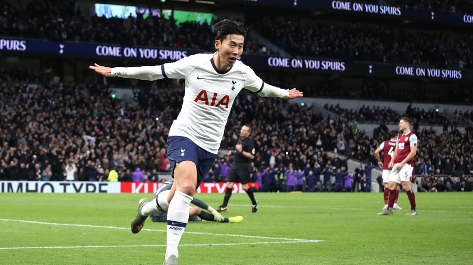 Korejský útočník Son Heung-min.