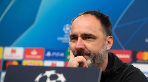 Trenér Slavie Praha Jindřich Trpišovský.