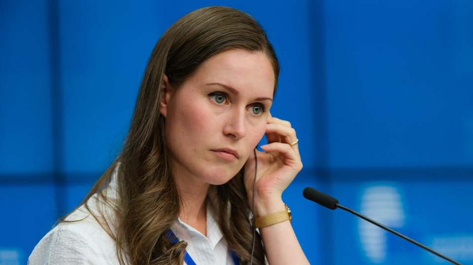 Sanna Marinová, finská ministryně dopravy a komunikací.