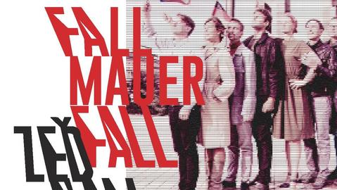 Plakát ke hře Zeď nám spadla.