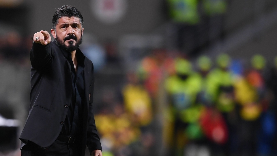 Trenér Gennaro Gattuso.