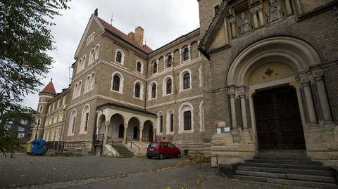 Bývalý klášter benediktinek na pražském Smíchově.