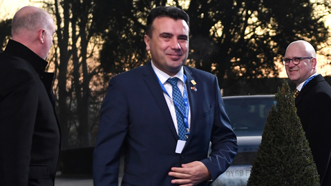 Premiér Severní Makedonie Zoran Zaev.