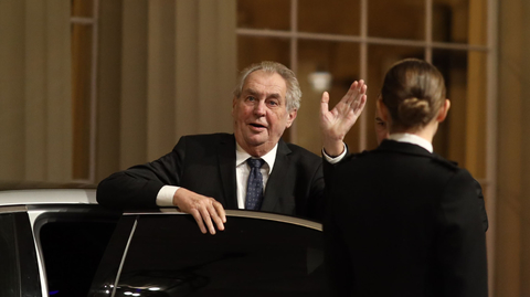 Prezident republiky Miloš Zeman.