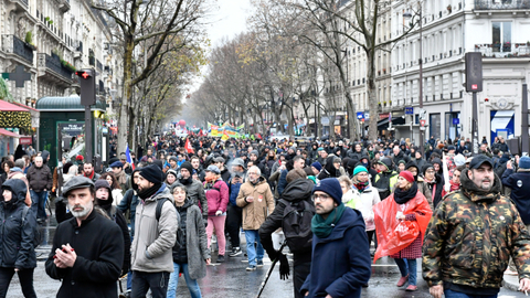 Stávka ve Francii.