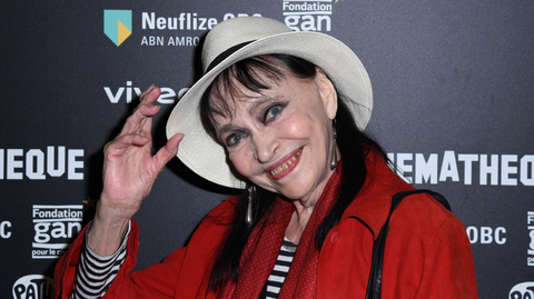 Dánsko-francouzská herečka Anna Karina.