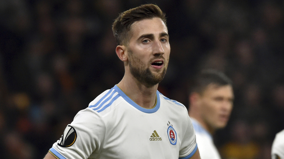 Snajpr Slovanu Bratislava Andraž Šporar.