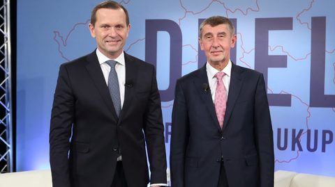 Premiér Babiš v Duelu Jaromíra Soukupa.