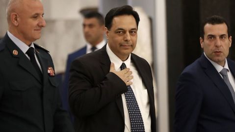 Jmenovaný libanonský premiér Hasan Dijáb.