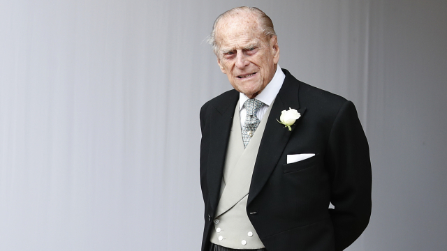 Manžel britské královny princ Philip.