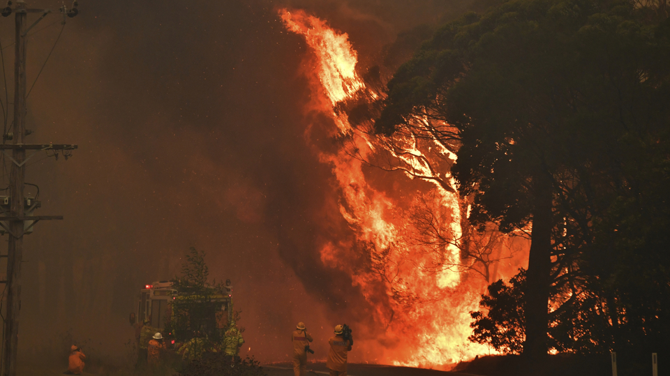 Požáry v Austrálii.