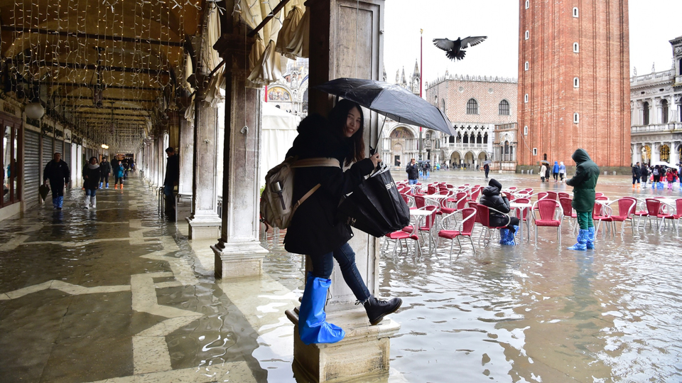Benátky pod vodou. 