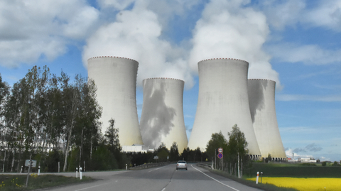 Jaderná elektrárna Temelín. 