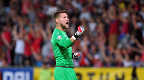 Fotbalový brankář Tomáš Vaclík.