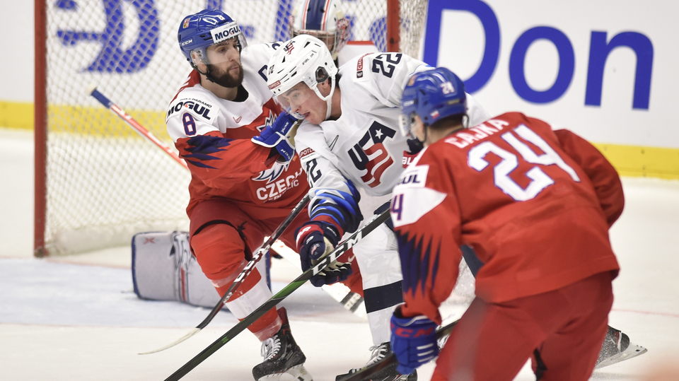 Utkání ČR - USA.