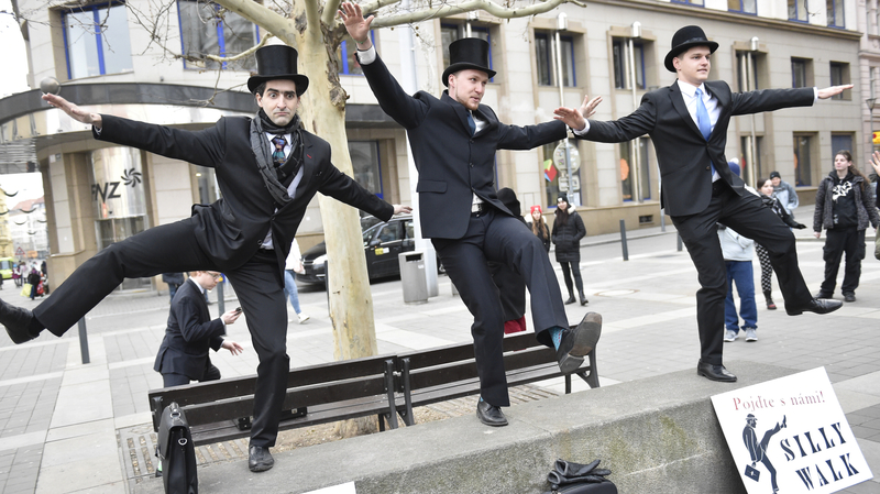 Švihlý pochod v Brně.