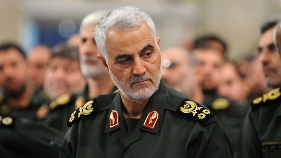 Velitel íránských jednotek Kuds Kásem Solejmání, který byl zabit během útoku.
