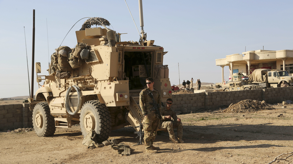 Americké jednotky v Iráku. 