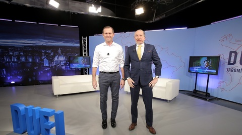 Duel Jaromíra Soukupa se zakladatelem hnutí Trikolóra.