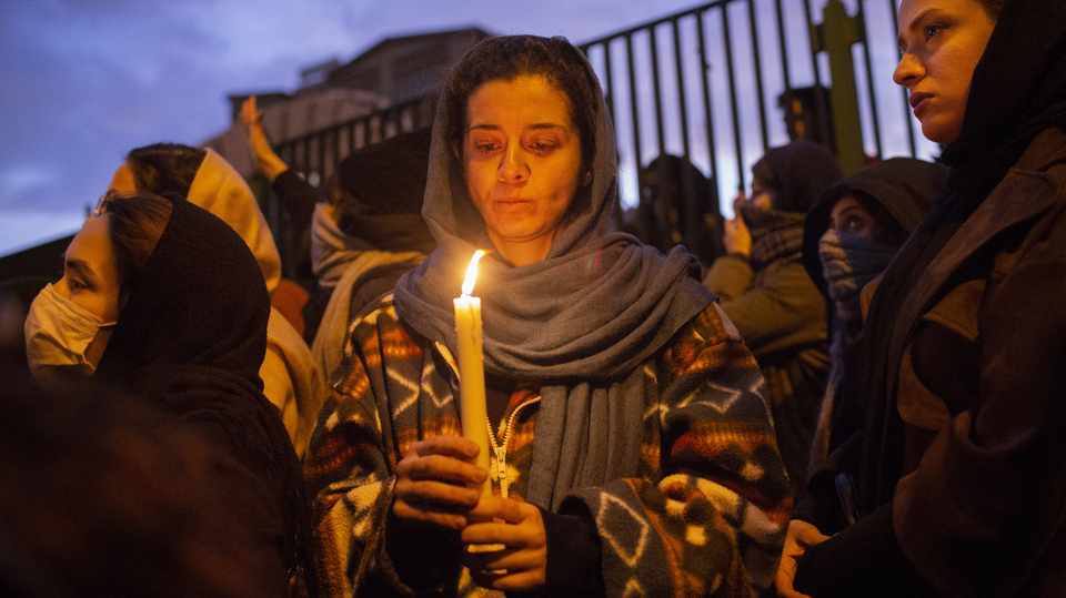 Protesty v Teheránu.