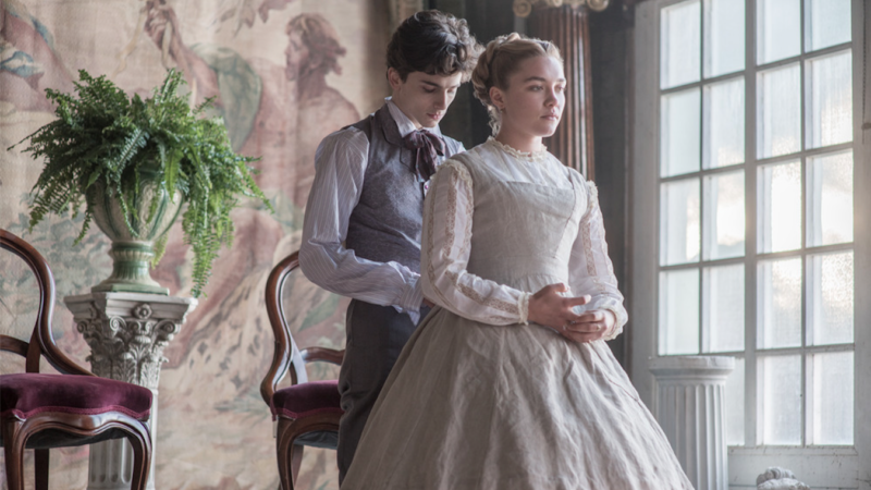 Snímek z filmu Malé ženy.