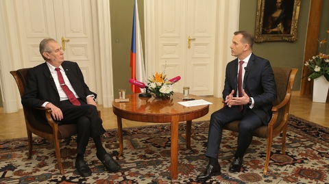 Konec pořadu Týden s prezidentem na TV Barrandov.