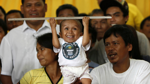 Nejmenší člověk na světě. 