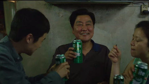 Snímek z filmu Parazit.