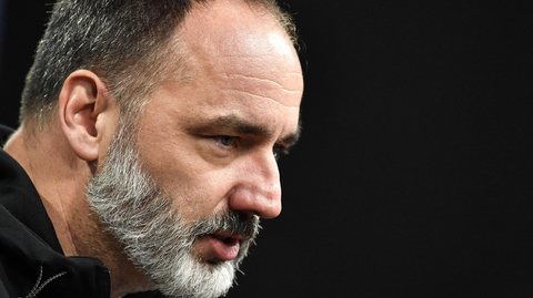 Trenér Slavie Praha Jindřich Trpišovský.