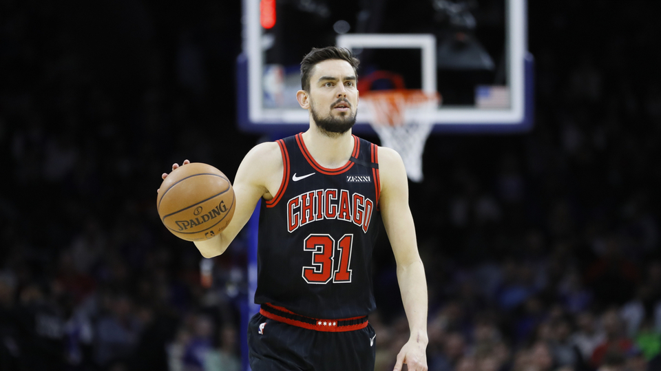 Český basketbalista Tomáš Satoranský.