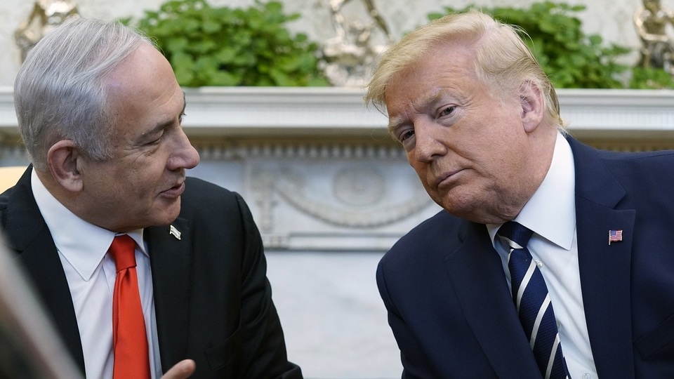 Izraelský premiér Benjamin Netanjahu a americký prezident Donald Trump.