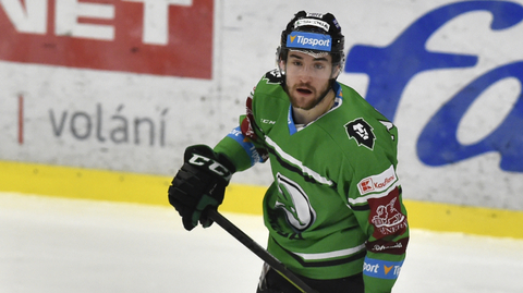 Hokejista Mladé Boleslavi Ondřej Najman.