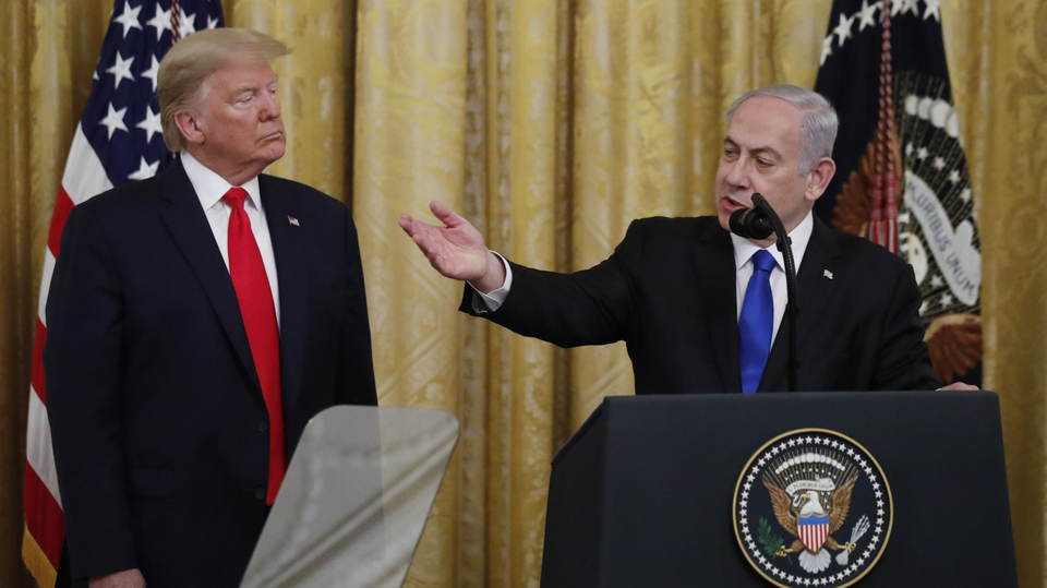 Americký prezident Donald Trump a izraelský premiér Benjamin Netanjahu.