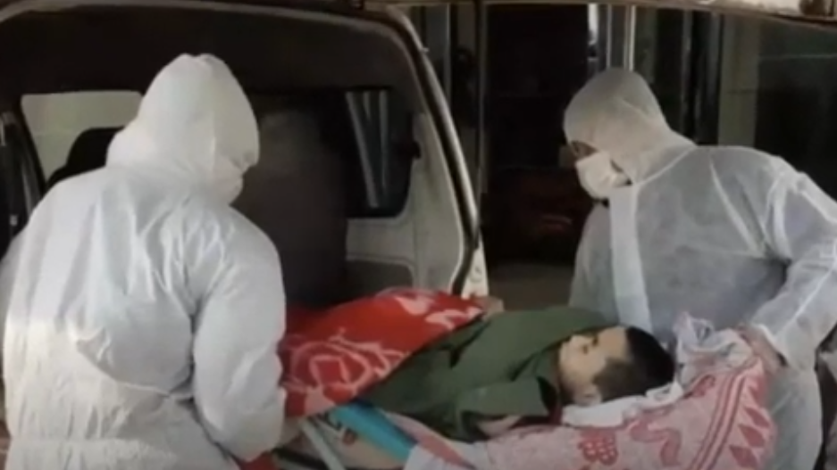 Postižený chlapec.