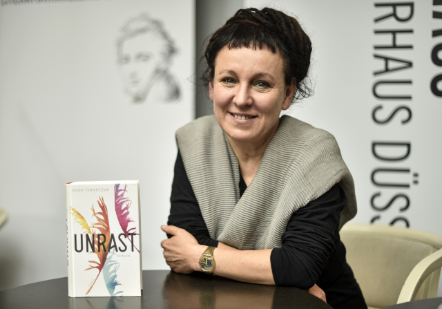 Držitelka Nobelovy ceny za literaturu Olga Tokarczuková.