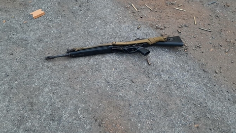 Zbraň použitá při útoku v Thajsku.