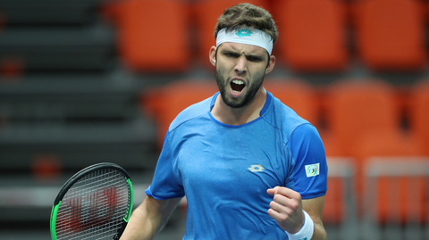 Český tenista Jiří Veselý.