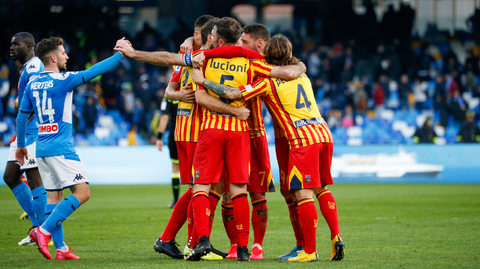 Fotografie z utkání Neapol - Lecce.