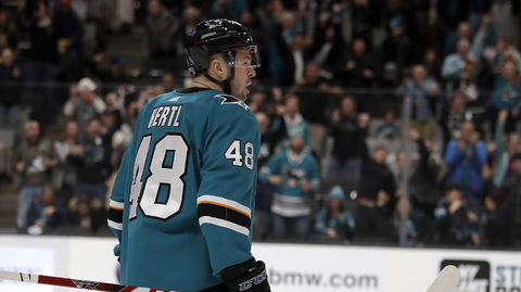 Český hokejista Tomáš Hertl.