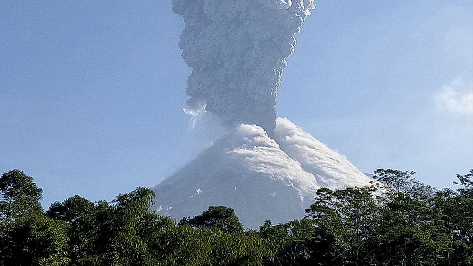 Sopka Merapi.