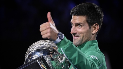 Srbský tenista Novak Djokovič. 