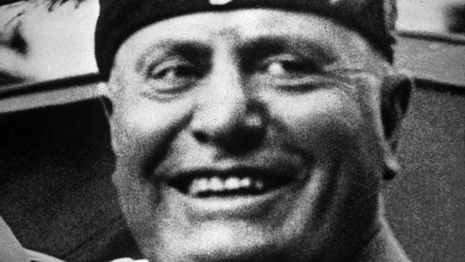 Benito Mussolini.