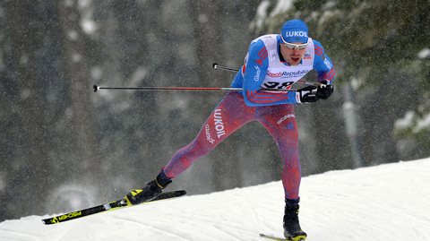 Biatlonista Jevgenij Usťugov.