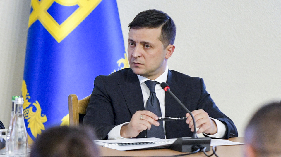 Ukrajinský prezident Volodymyr Zelenskyj.