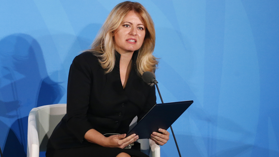 Slovenská prezidentka Zuzana Čaputová.