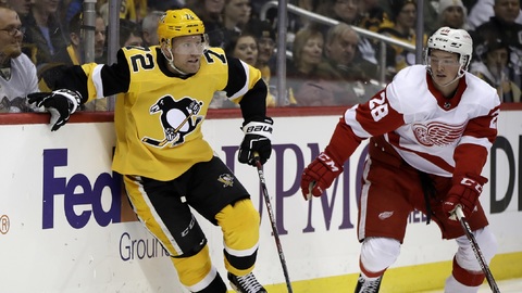 Výhru Pittsburghu nad Detroitem zařídil třemi body Hörnqvist.