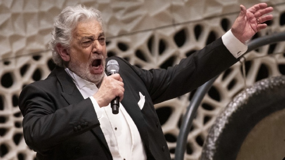 Španělský tenorista Plácido Domingo. 